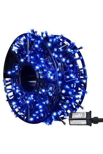 Blask Instalatie Rola 100m, 1000 led, Protectie Apa, IP 44, Albastru
