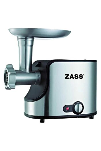 Zass Meat grinder, electric, Reverse function, On/Off button, 1.4 kg/min, 1600 W, 3 discs in...