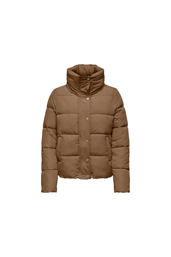 ONLY Onlnewcool Puffer Women's Casual Coat 15295424-Otter Brown