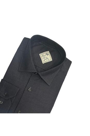 GÖMLEK GALERİSİ Classic Wide Cut Straight Long Sleeve Men's Shirt