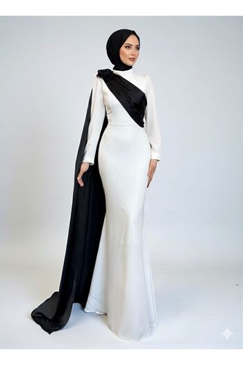 STİLZERAFET Tailed Evening Dress