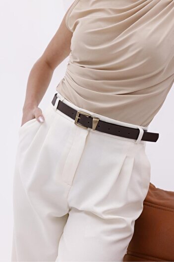Damla Antique Buckle Women's Belt, Jacket Belt, Trouser Belt, Shirt Belt.