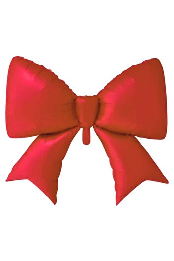 kidspartim Satin Bow Foil Balloon Red 98X75 cm