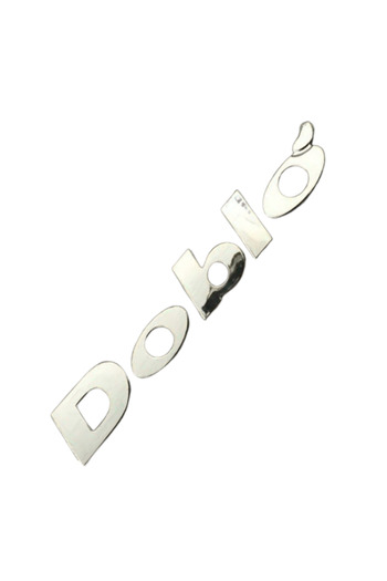 MEFAUTO Fiat Doblo 1 - I Compatible Rear Trunk Lettering Piece Fiat Blue Lettering