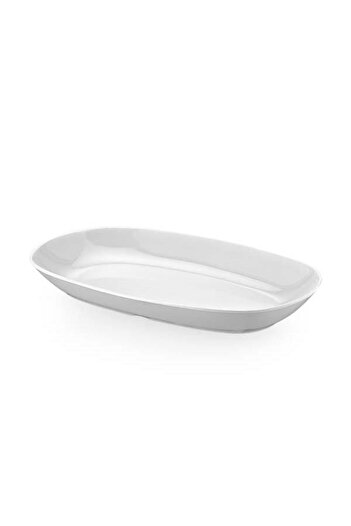 Moratti România Set of 12 serving plates, white polycarbonate, 29 cm