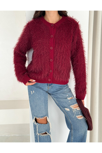 fiolin Soft Extra Soft Textured Knitwear Cardigan