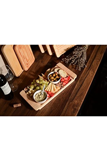 Zafer Aydın Ahşap Wooden Tray 33mm*193mm*405mm