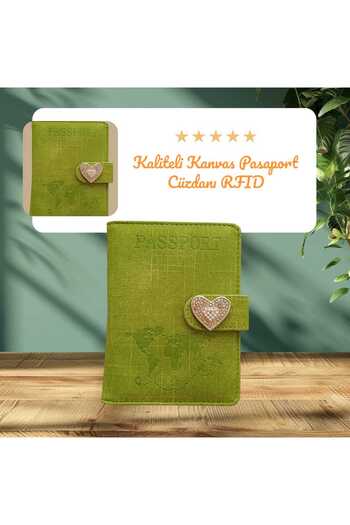 ORGANICYOU Shangai 1Pc Vintage Rfid Shielding Passport Wallet - Slim Multi-Functional Travel Wallet