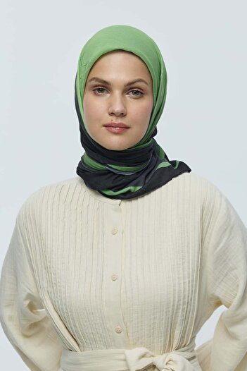 Modakaşmir Mirora Pattern Bamboo Scarf