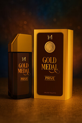 montage Men's Perfume Gold Medal Prive Eau de Parfum 100 ml – Oriental Woody, Elegant & Persistent