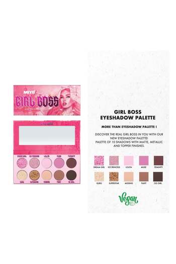 MİO Girl Boss Eyeshadow Palette by - 10 Colors - 13g