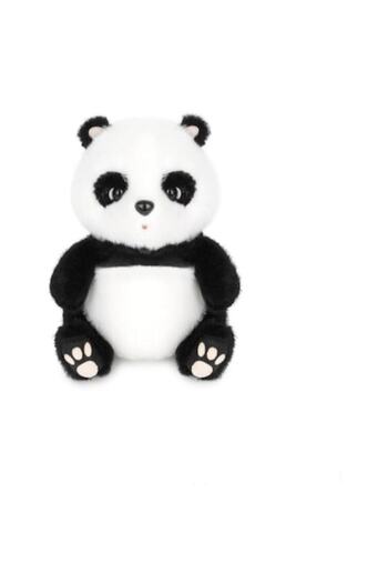 MASHASHOP Panda Plush Toy, Black/White, 23 cm