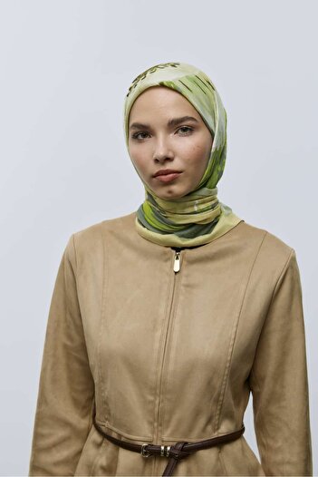 Modakaşmir Roselith Pattern Bamboo Scarf