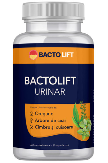SanoLift Urinary Tract Infection Supplement with 100% Natural Pure Essential Oils - BactoLift Urinary 20 capsules