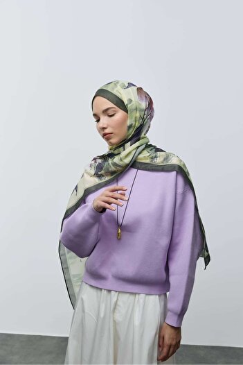 Modakaşmir Nileya Pattern Cotton Shawl