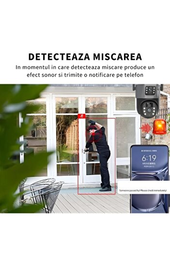 EMATTERIO 4G HD Surveillance Camera with 8W Solar Panel, 12000 mAh Battery, Night Vision, Motion Detection