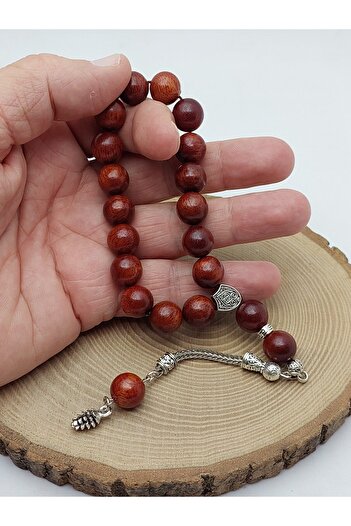 Yasamtohumu Red Agarwood 17-Bead Efe Prayer Beads 12mm (56908)