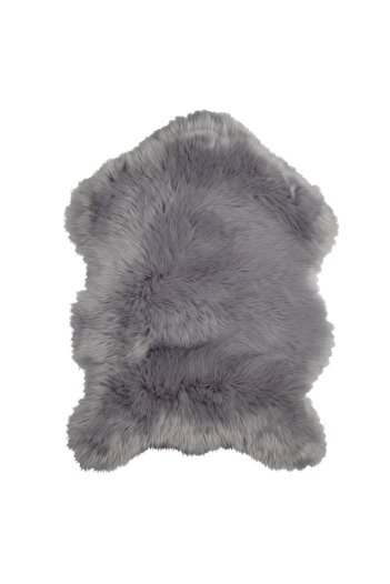 Davida Dreams Fluffy rug, imitation faux fur, soft, pleasant to the touch, 90 x 60 cm, gray
