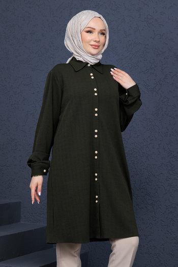 FİDEY Tri̇ko Tesettür Tunic