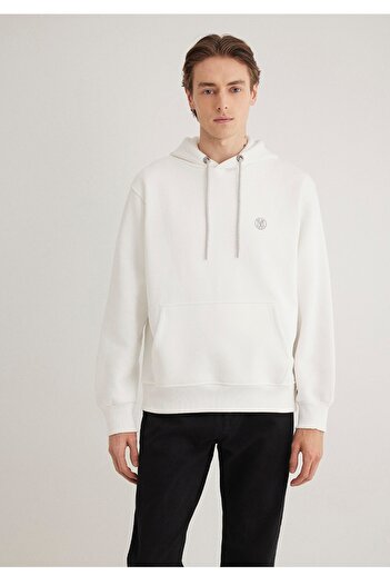 Mavi Logo Embroidered Loose Fit Sweatshirt