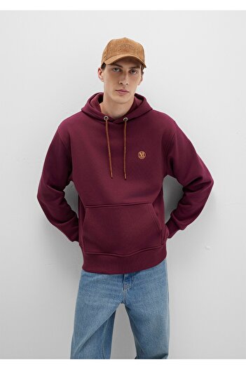 Mavi Logo Embroidered Hoodie Loose Fit (Loose Comfortable Fit) (Sweatshirt
