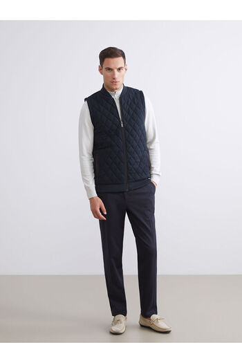 LC Waikiki Sparkling Choices from Shining Store |   Standard Fit College Collar Men's Vest