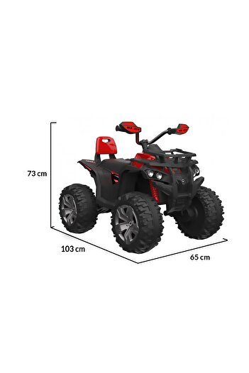 NOVOKIDS Electric ATV with battery for children NOVOKIDS™ Majestic Quad PRO, Black