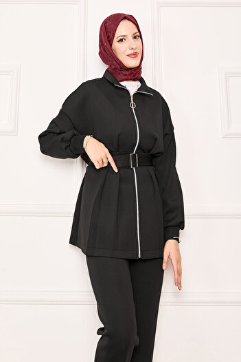 EBRUTESETTÜR Pile Detailed Zippered Double Suit