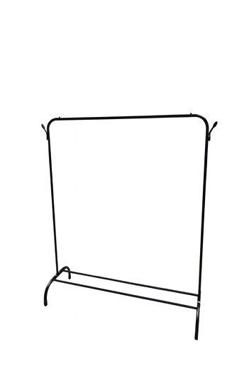 Golden Bark Clothes organizer and metal rack, black clothes hanger