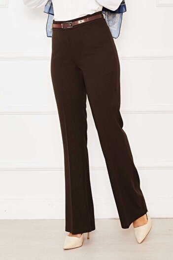EBRUTESETTÜR Elastic Waist Flared Trousers