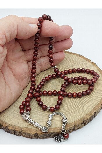 Yasamtohumu Red Agarwood 99-Bead Rosary 6mm (56914)