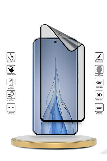 Wtech Tecno Pova Slim 5G 2025 Nano Ceramic Full Glue Full Cover Matte Flexible Clear/Black