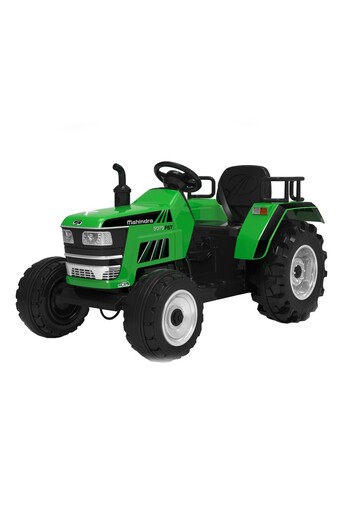 NOVOKIDS NOVOKIDS™ Mahindra 6075 PST XXL Battery-Powered Electric Tractor for Kids, Green