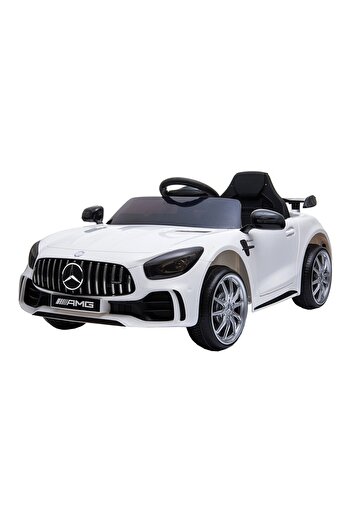 NOVOKIDS NOVOKIDS™ Mercedes AMG GTR Battery-Powered Electric Car for Children, White