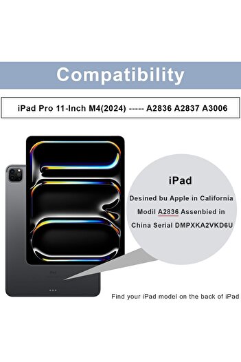 TopEsct Set of 2 Screen Protectors for Ipad Pro 11'', Model M4 (2024) - CN