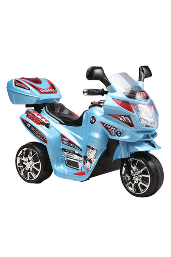 NOVOKIDS Motocicleta Electrica cu Acumulator Pentru Copii NOVOKIDS™ Moto Classico 51, Albastru