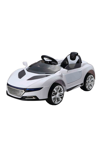 NOVOKIDS NOVOKIDS™ NKA228 Sport Racer Battery-Powered Electric Car for Children, White