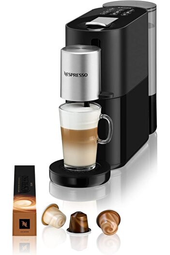 Nespresso Atelier Coffee Maker XN8908 by Krups with Milk Frother, 1L Water Reservoir, Includes Glass