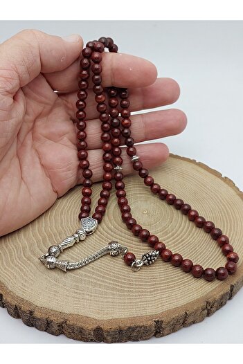 Yasamtohumu Red Agarwood 99-Bead Rosary 6mm (56914)