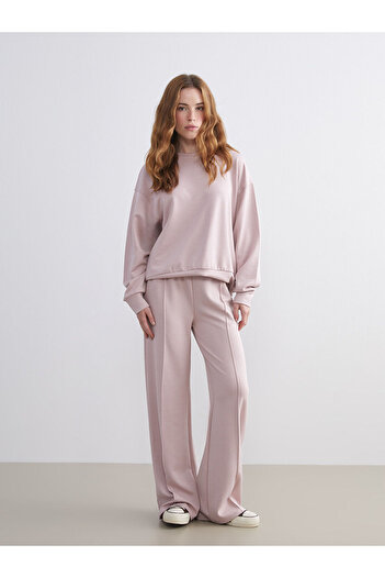 LC Waikiki Hilfa New Season Crew Neck Oversize Women's Sweatshirt
