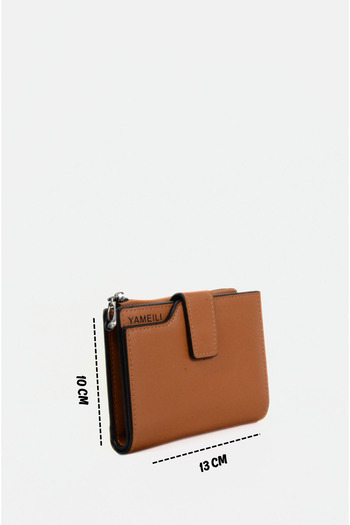 Mazel Design 6633 Genuine Leather Wallet - Imported Wallet with Multi-Card Slots and Zippered Coin Compartment