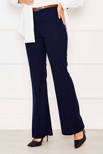 EBRUTESETTÜR Elastic Waist Flared Trousers