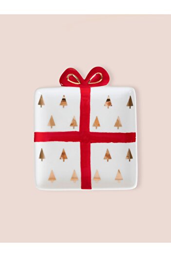 RİVO HOME DECOR Christmas Serving Plate 13X11 cm