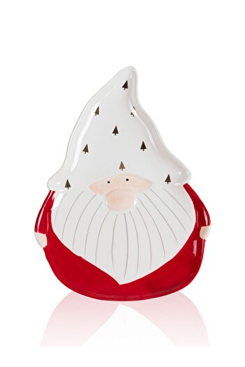 RİVO HOME DECOR Christmas Serving Plate 26X18 cm