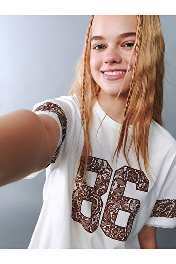 LC Waikiki Crew Neck Young Girl T-Shirt