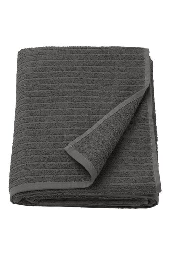 IKEA VÅGSJÖN Bath sheet, dark grey, 100 x 150 cm