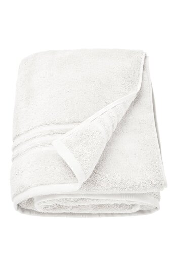 IKEA BROKGLIM Bath sheet, white, 100 x 150 cm