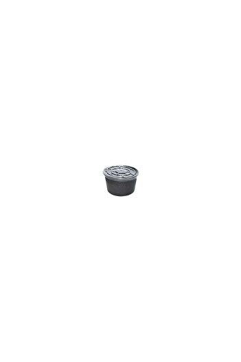 Mercaton Set of 50 Black Disposable Bowls, 500ml Capacity