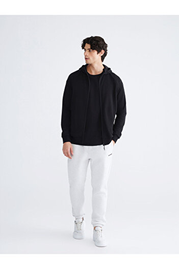 LC Waikiki Peak New Season Hooded Long Sleeve Men's Zippered Sweatshirt
