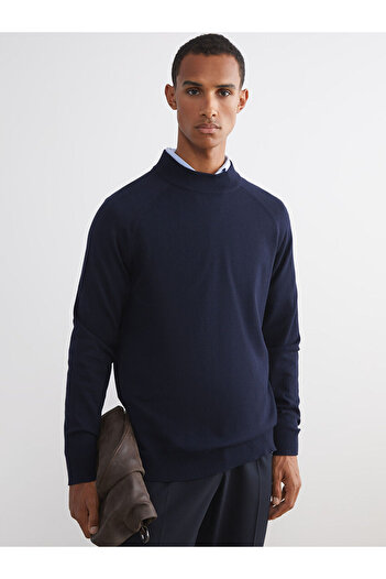 LC Waikiki Half Turtleneck Long Sleeve Men's Knitwear Sweater